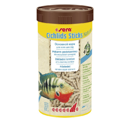 Sera  CICHLIDs Sticks Корм для цихлид в палочках 250 мл 52 г